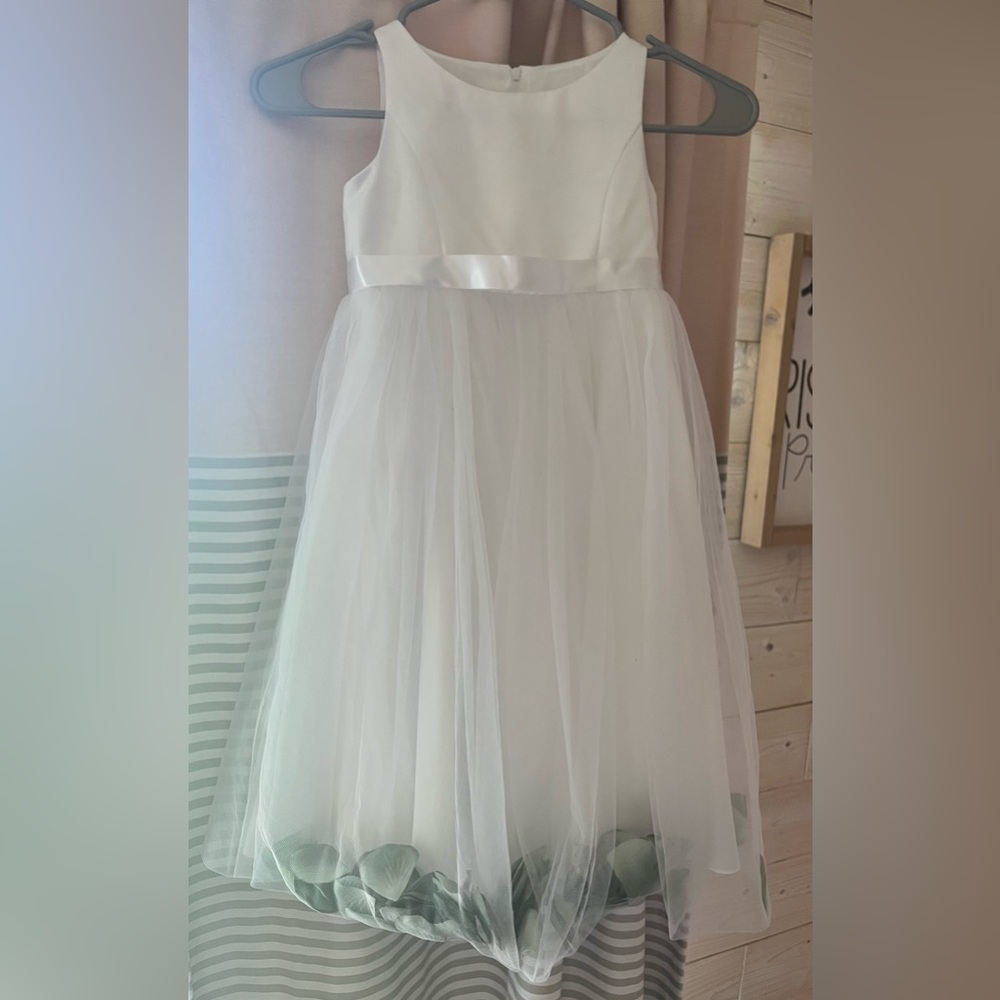Flower Girl dress from David’s bridal